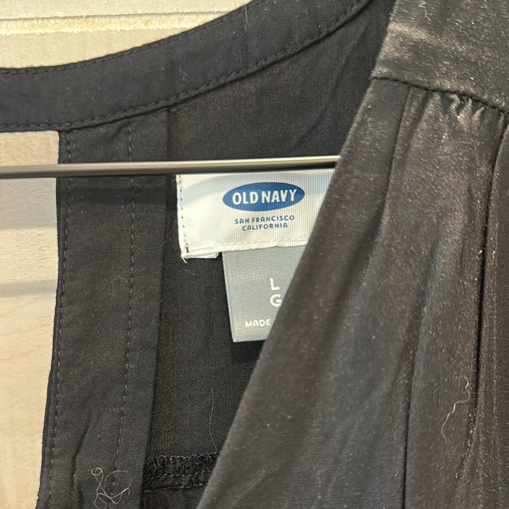 Old Navy Black Midi Dress - Picture 3 of 3